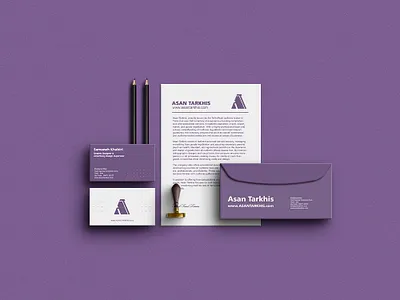 Designing Stationery for Asan Tarkhis as a Graphic Designer creativegraphicdesign graphic design graphic designer illustration illustrator samaneh khabiri samanehkhabiri