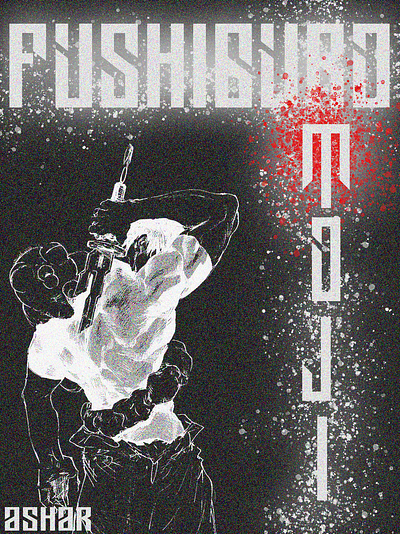 Fushiguro Toji Poster ONLY anime fushiguro graphic design illustration jjk photoshop poster toji