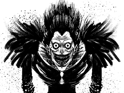 Ryuk illustration inktober