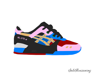 Ronnie Fieg x Asics: Gel-Lyte III | Digital Exhibition culture fashion graphic design ill illustration lifestyle sneaker culture sneakers sneaklife style vector