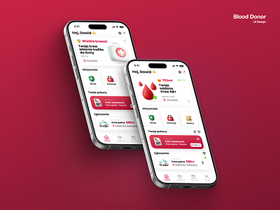 Blood Donor App - UI Design