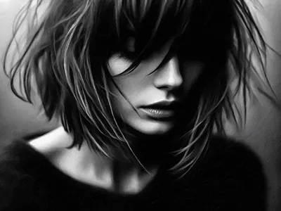 Portrait / digitalart gimp gmic graphic design illustration krita portrait