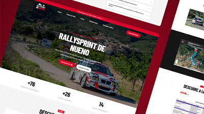 RallySprint Nueno Web Design Racing bmw car dakar driver elementor landing page racing rally tesla unlimitedd vehicle web design wordpress