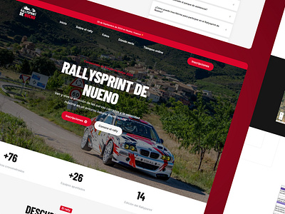 RallySprint Nueno Web Design Racing bmw car dakar driver elementor landing page racing rally tesla unlimitedd vehicle web design wordpress