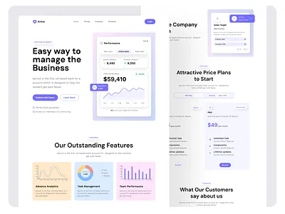 Antox || SaaS Landing Page Exploration app branding business dashboard design graphic design illustration landing page marketing mobile app product design saas startup ui uiu uiux uiux design ux web design website