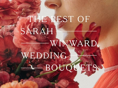 If I Made x Sarah Winward: Course Cover art direction branding design digital course editorial design feminine floral design florist florist logo flowers graphic design layout logo minimal design online course photography red typography wedding design wedding floral design