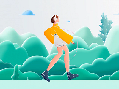 Playlist vibe walk ✨ 2d 2d animation ae aftereffects character animation character design character rigging duik giff animation motion graphics run cycle walk cycle