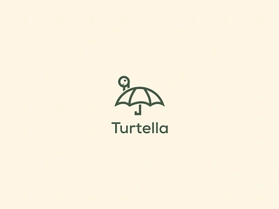 Turtella logo . branding creative logo design graphic icon illustration ilovelogo logo minimal logo pet protection logo shell simple logo tortoise turtlelover umbrella with tortoise vector wildlife