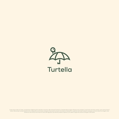 Turtella logo . branding creative logo design graphic icon illustration ilovelogo logo minimal logo pet protection logo shell simple logo tortoise turtlelover umbrella with tortoise vector wildlife