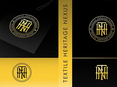 TNH MONOGRAM LOGO branding business logo elegant logo graphic design initial logo logo logo designs luxury logo modern logo monogram logo timeless logo