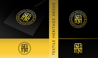 TNH MONOGRAM LOGO branding business logo elegant logo graphic design initial logo logo logo designs luxury logo modern logo monogram logo timeless logo