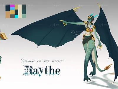 Raythe - Character design commission art character design commissions design digital art digital illustration illustration