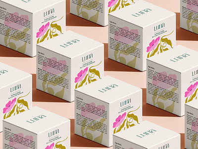 LUNA® - Brand Identity & Packaging beauty beauty product brand brand identity branding cosmetic cosmetic packaging design graphic design graphic designer label logo packaging packaging design product packaging skincare skincare product visual identity woman