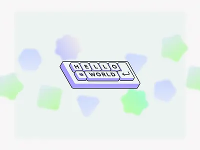 Hello World branding design graphic design illustration logo