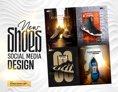 Stylish Footwear Social Media Post | Step Into Comfort design facebook post graphic design poster design shoes socia media post social media post