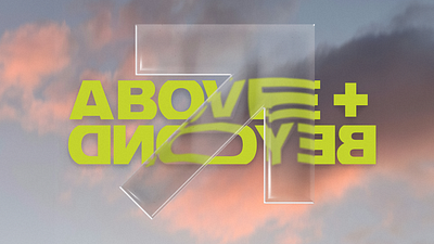 Above + Beyond // Glass Arrow branding church design