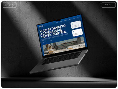 ATCFO - Air Traffic Control Website airtraffic atcfo branding design ui ux website