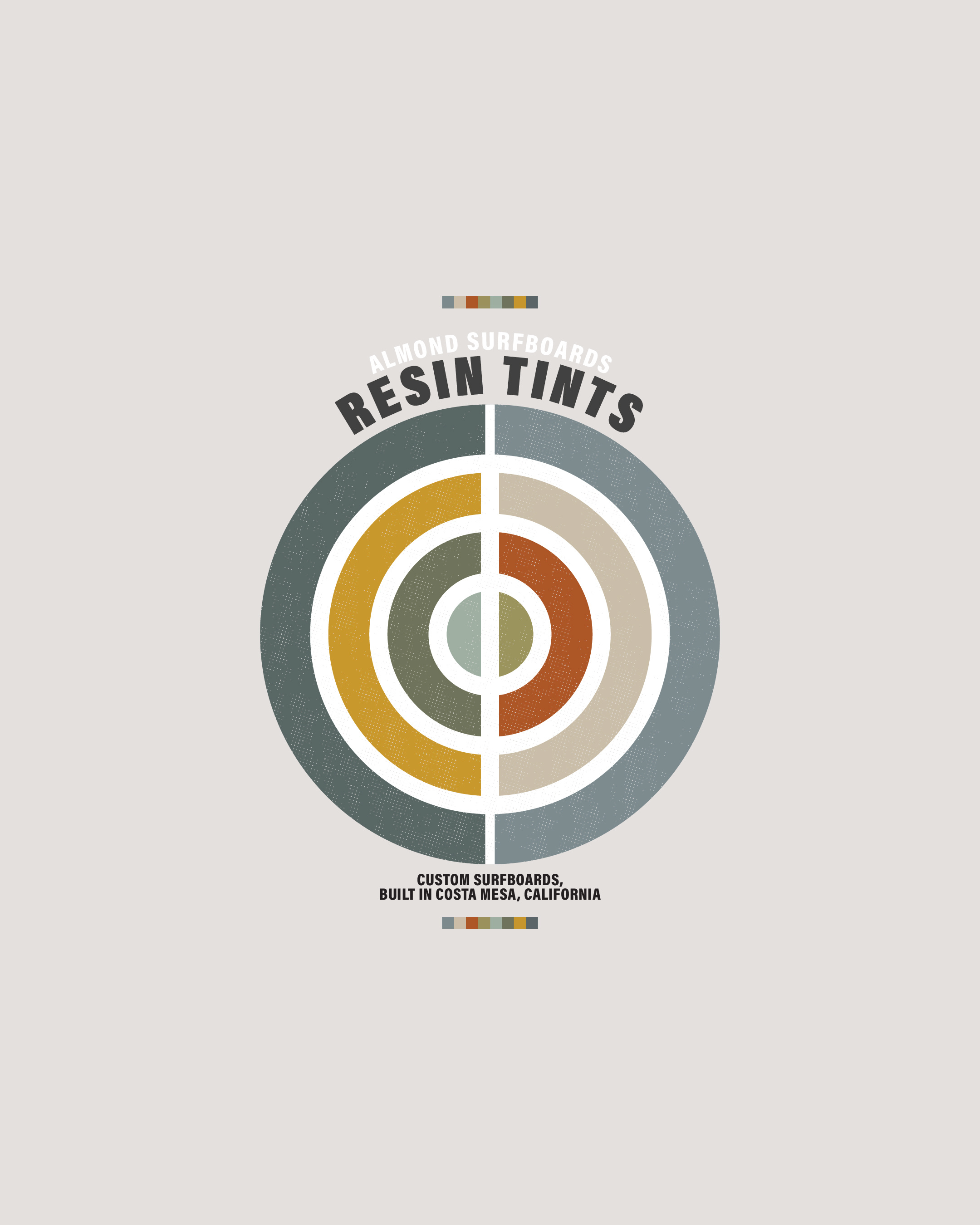 Resin Tint Poster Design Exploration art direction colorway design icon illustration print resin tint shapes texture vector