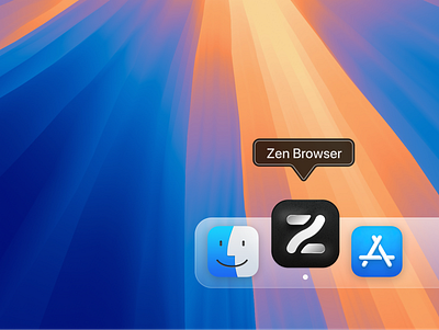 Zen Browser App Icon branding logo zen browser