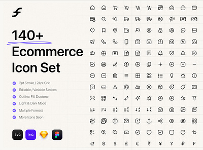 140+ Ecommerce Icons (Free) 140 bkdesign ecommerce figma free freebie graphic design icon pack icon set icons line outline png shopping icons sketch solid svg ui