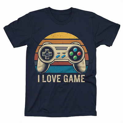 Gaming T shirt Design branding design game gaming graphic design illustration logo logo design t shirt design typography design vector