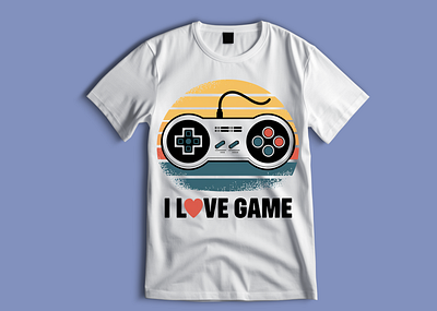 I will create a Game t shirt design branding design game gaming graphic design illustration logo logo design t shirt design typography design vector