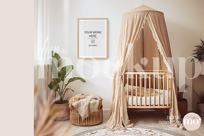 Kids Room Mockup, Frame Mockup a3 mockup boho mockup digital frame mockup digital mockup digital templates frame mockup interior mockup interior mockup frame kids room mockup mockup mockup frame poster mockup styled mockup styled photo wall art mockup