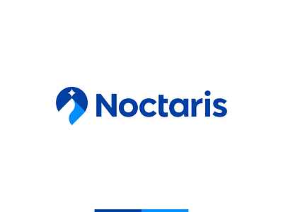 Noctaris Logo Design branding design geometric icon logo logo design logodesign logotype modern mountain nature north pin saas simple sky star symbol tech technology