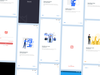 Mobile Splash Screen Inspiration android android ui material design materialdesign mobile ui splash screen ux design