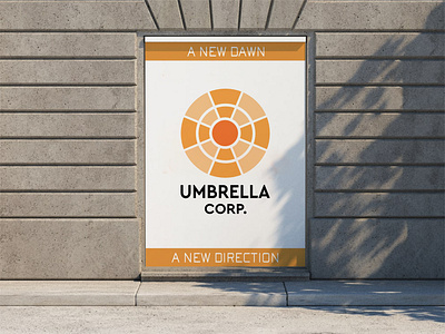 Umbrella Corp - A New Dawn branding graphic design logo vector