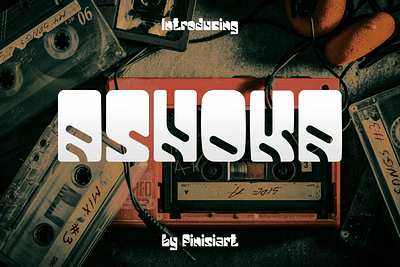 ASHOKA – Classic Display Font graffiti font sans serif font