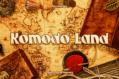 Komodo Land – Adventure Display Font sans serif font