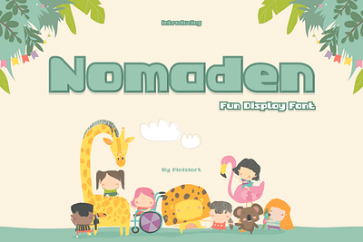 Nomaden – Fun Display Font sans serif font