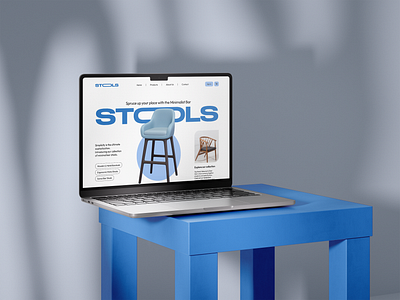 STOOLS - UI Design creativeprocess e commerce interaction landing page minimalistdesign productdesign ui uiux user experience user interface visualdesign