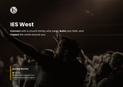 IES West - Landing Page ui website