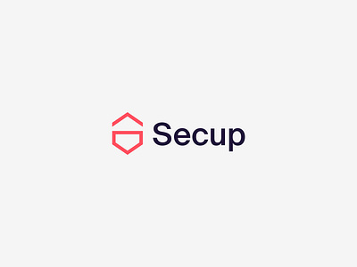 Secup - Logo Design abstract arrow brand identity branding concept creative design designer portfolio grow logo logo designer minimal modern polygon safety security shield simple unique up