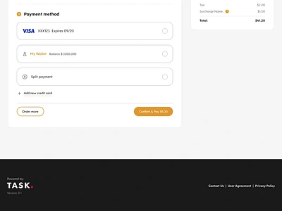 Split Payment UI animation figma fintech interaction motion graphics payment split ui ux