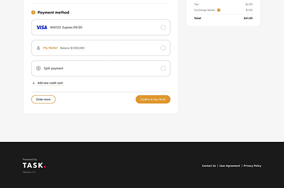 Split Payment UI animation figma fintech interaction motion graphics payment split ui ux