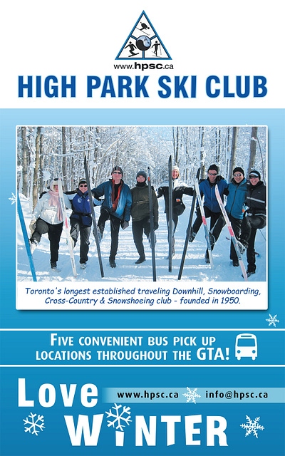 High Park Ski Club brochure