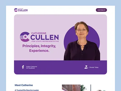 Catherine Cullen for NM State House District 57 Website candidate elementor house new mexico political republican web website wordpress