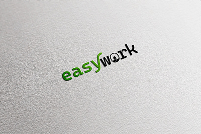 Easy work logo design brand logo branding branding logo easy logo easy work easy work logo lattermark logo logo logo design new logo work logo