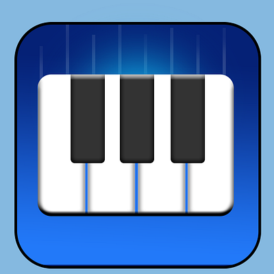 piano App icon adobe photoshop figma graphic design icon logo ui