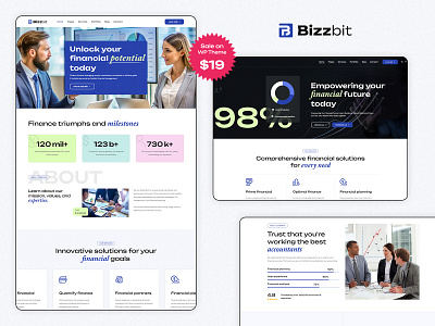 Bizzbit - Finance and Business WordPress Theme insurance investment marketing multipurpose