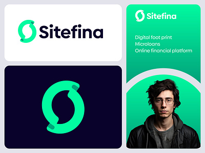 Sitefina - Letter S, Accounting Logo, Finance Logo (For Sale) accounting logo brand identity branding business logo company logo consulting crypto logo cryptocurrency finance company finance logo financial services icon investment logo logo logo design logodesign minimalist logo modern logo s letter s logo