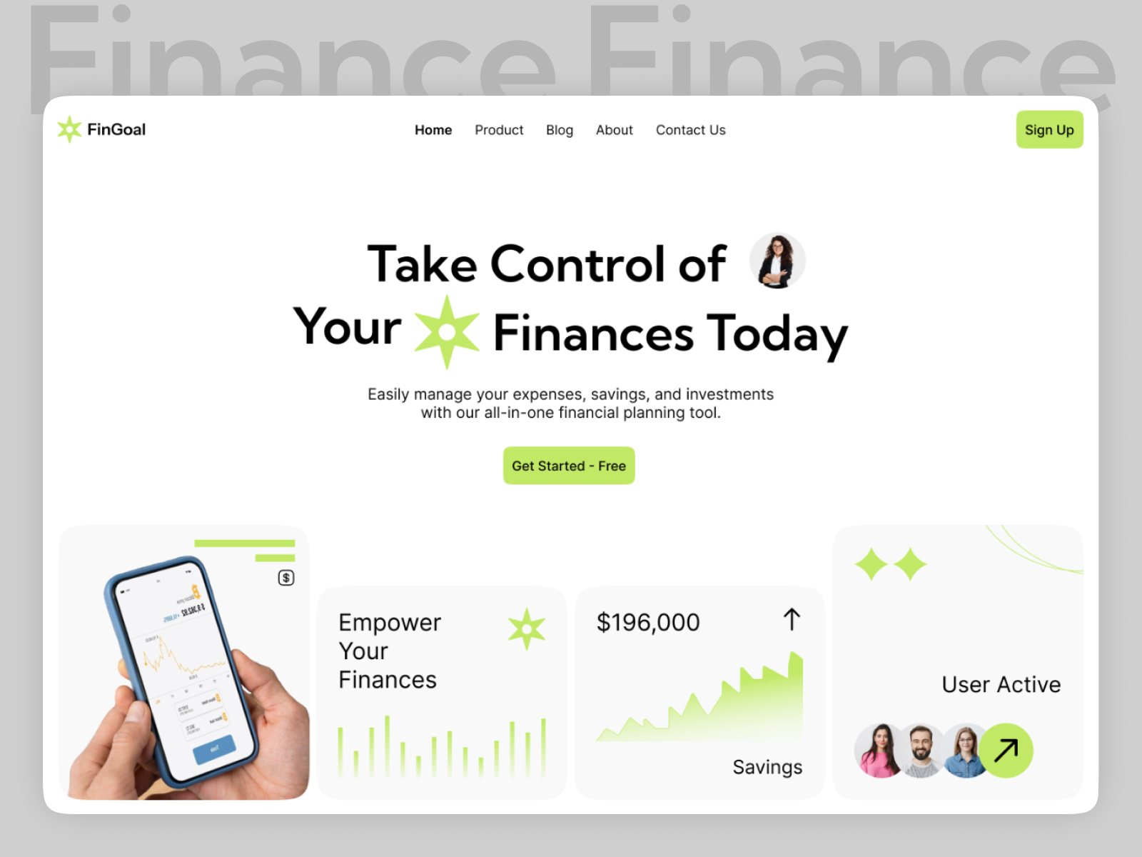 Example of High Converting Landing Page Design ✨