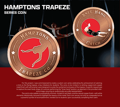 HAMPTONS TRAPEZE SERIES COIN 3d animation branding coin crypto design graphic design illustration logo ui