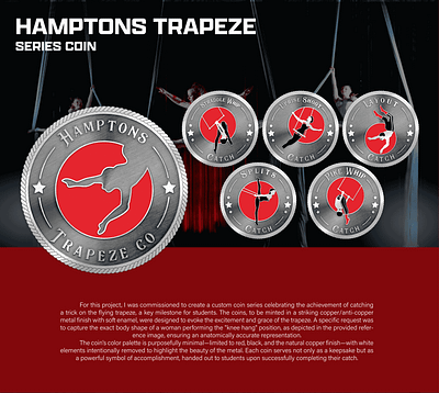 HAMPTONS TRAPEZE SERIES COIN 3d animation branding coin crypto design graphic design illustration logo ui