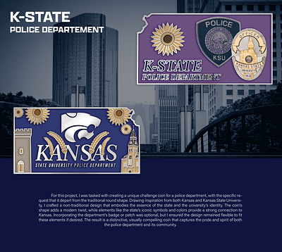 K-STATE POLICE DEPARTEMENT 3d animation branding coin crypto design graphic design illustration logo ui