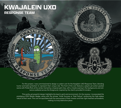 KWAJALEN UXO RESPONSE TEAM 3d animation branding coin crypto design graphic design illustration logo ui