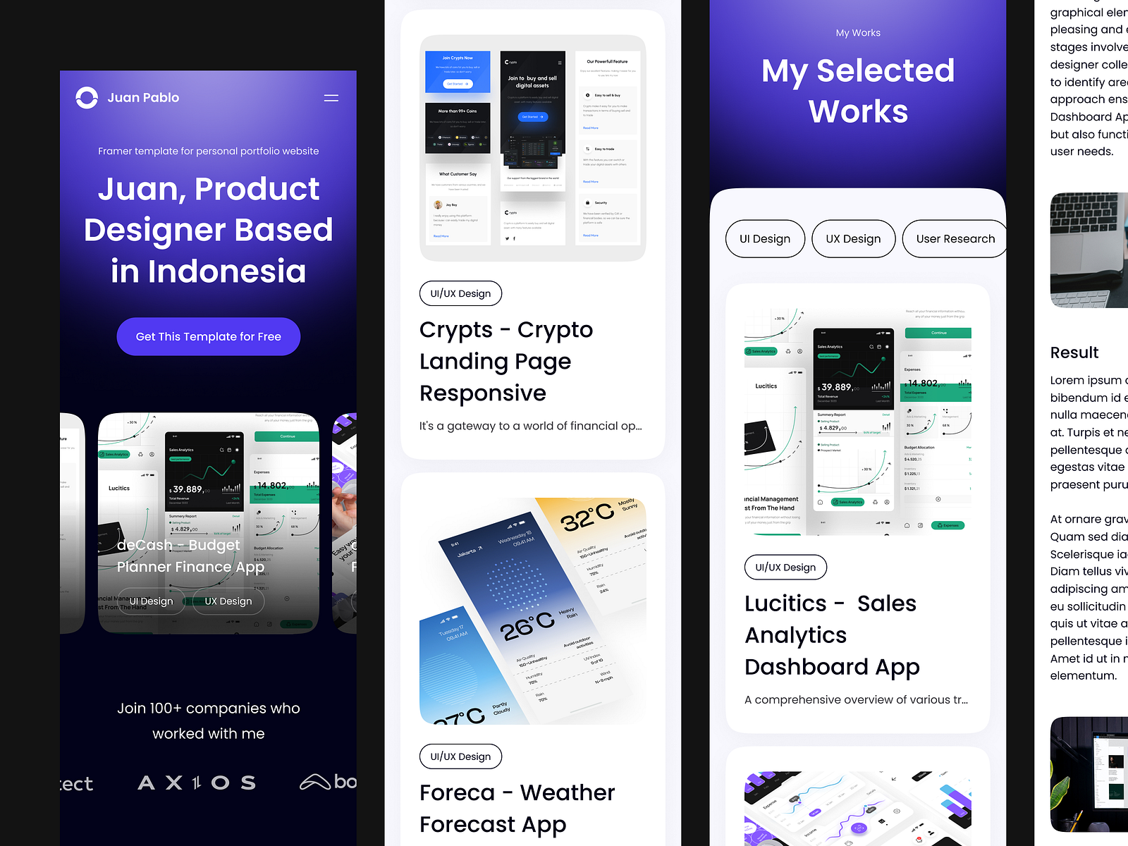 Juan Pablo - Another Page Responsive Personal Portfolio Template by UI ...